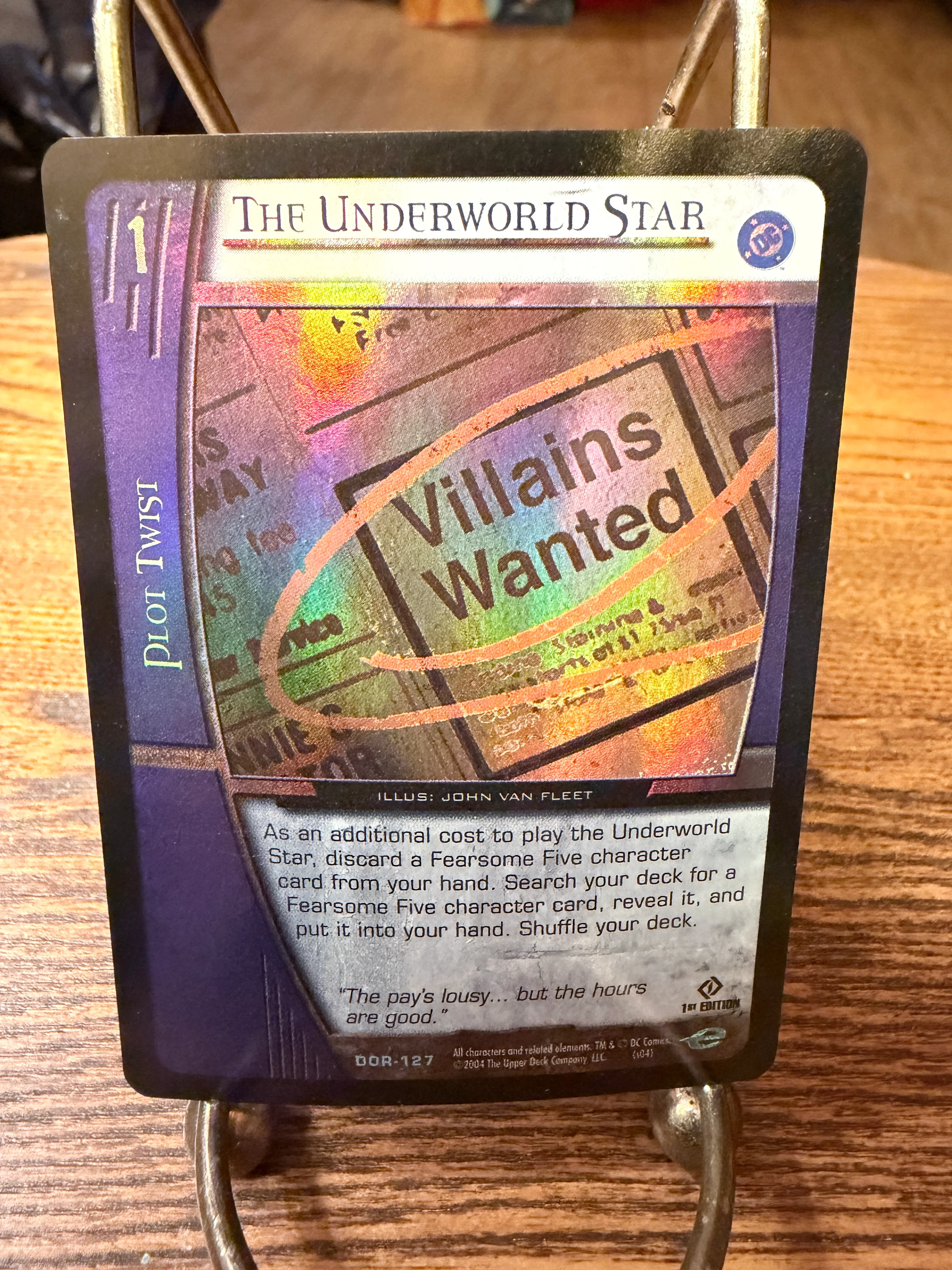 DC Versus System Card Building Game - The Underworld Star (FOIL)