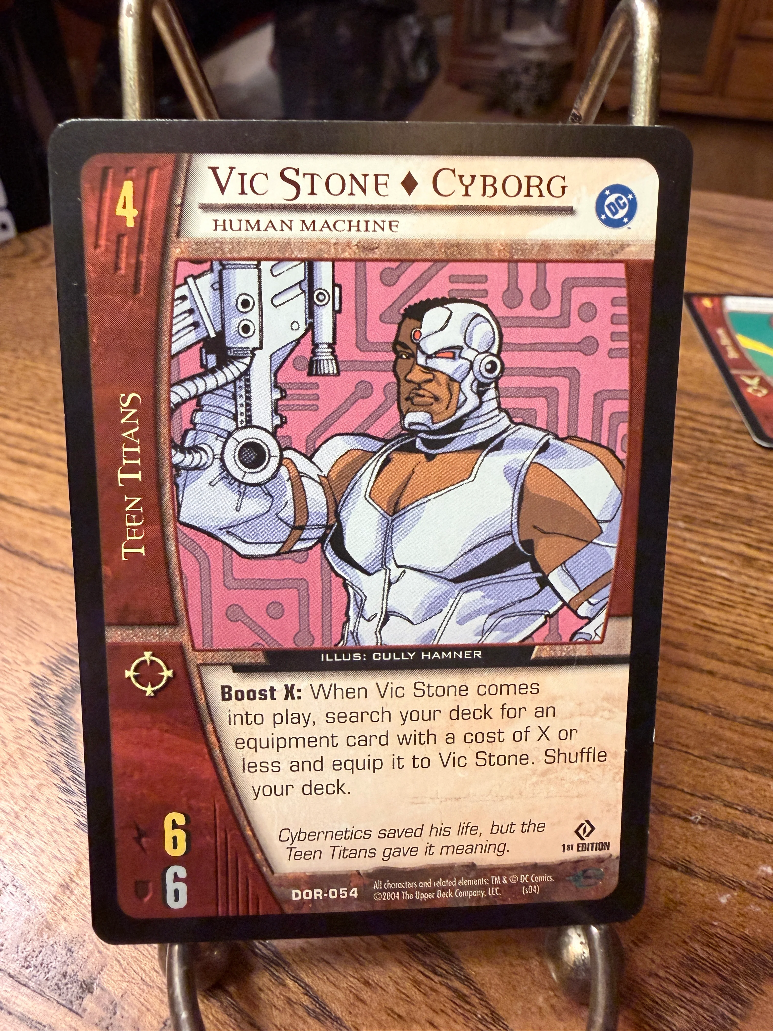 DC Versus System Card Building Game - Vic Stone : Cyborg