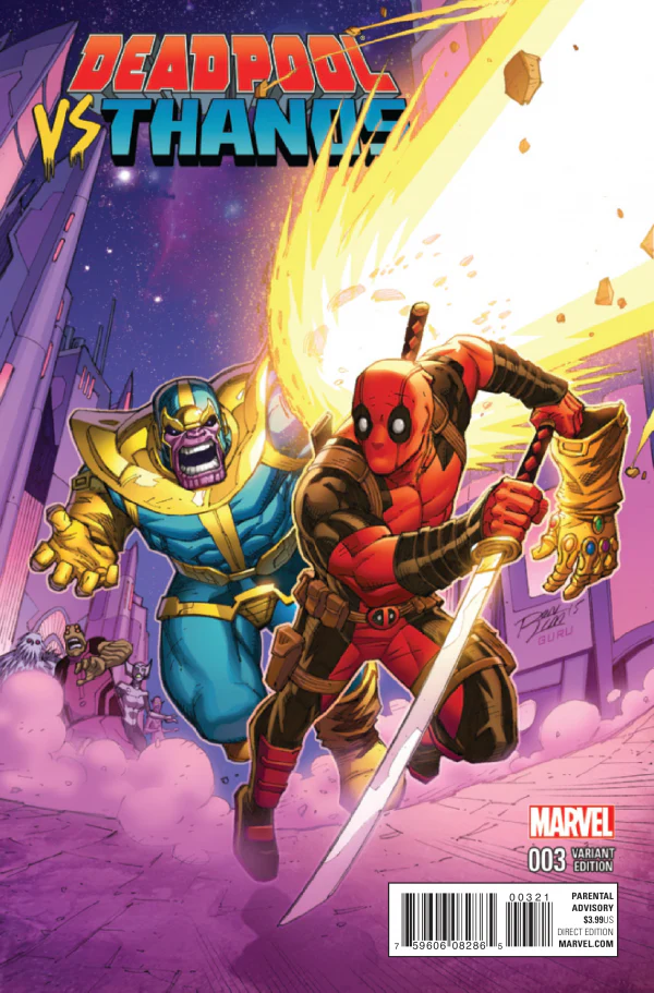 Deadpool vs. Thanos #3 Ron Lim Variant