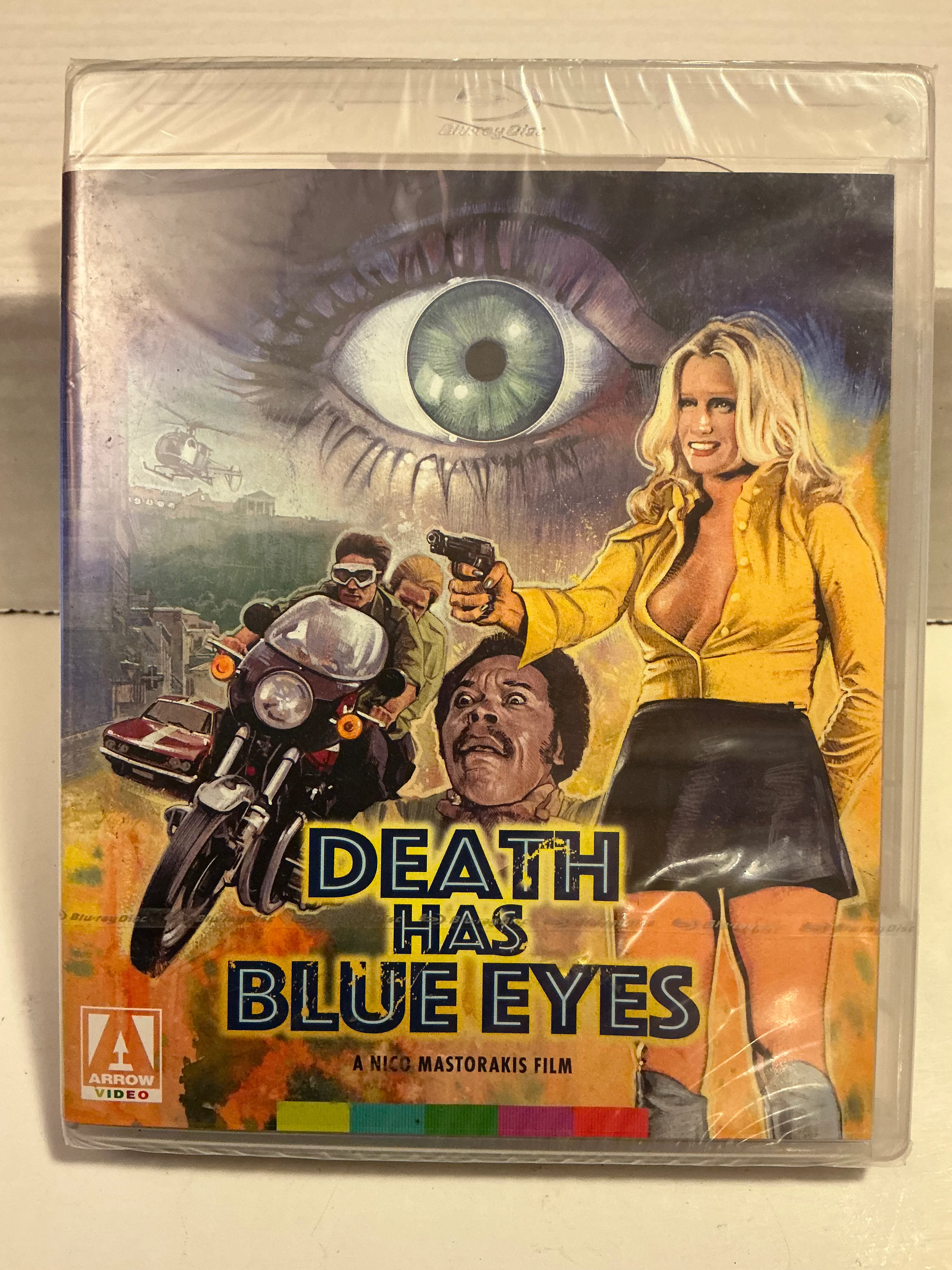 Death Has Blue Eyes : Blu Ray (Sealed) Nico Mastorakis Giallo Arrow Video