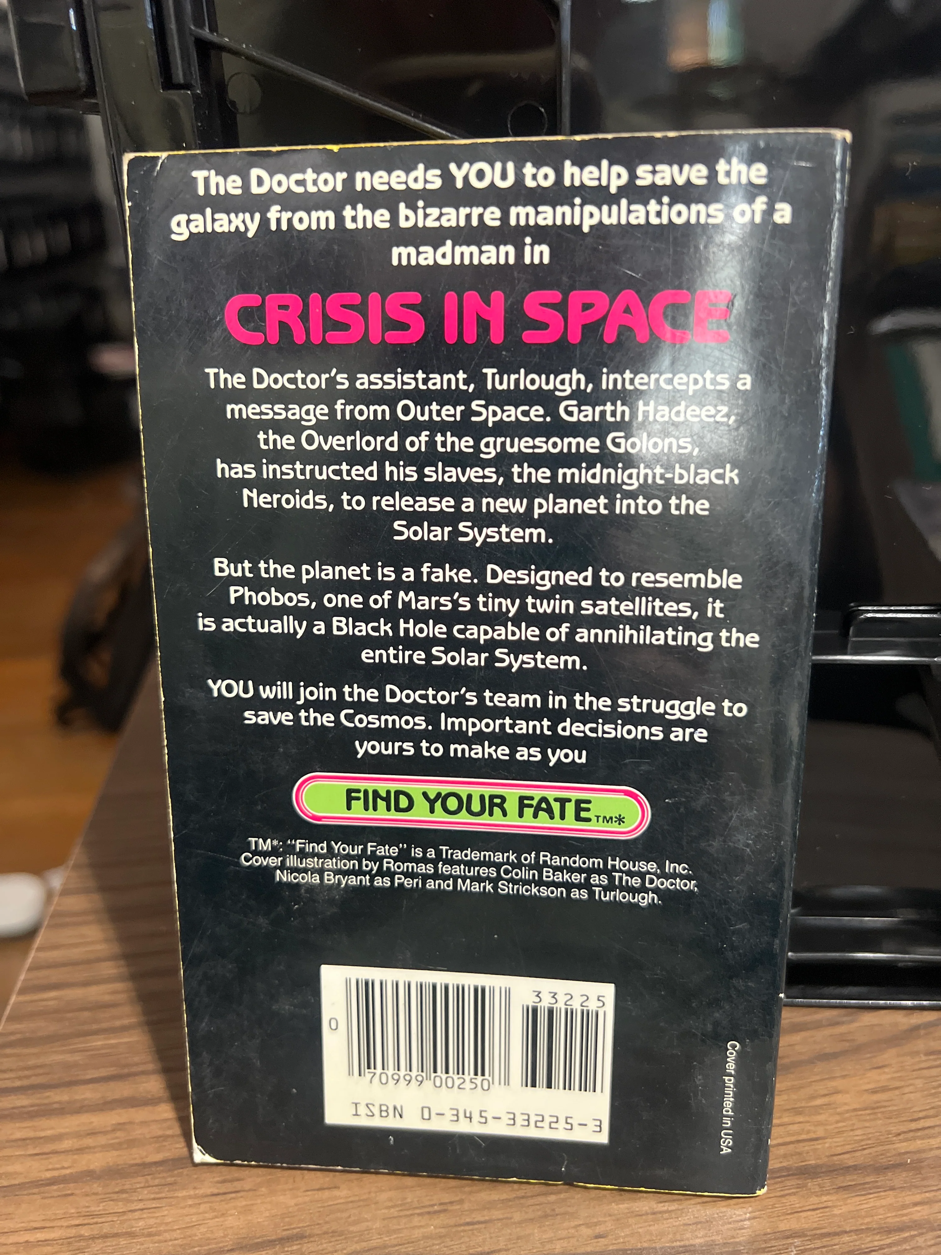 Doctor Who: Crisis In Space (Find Your Fate) Paperback - Image 2