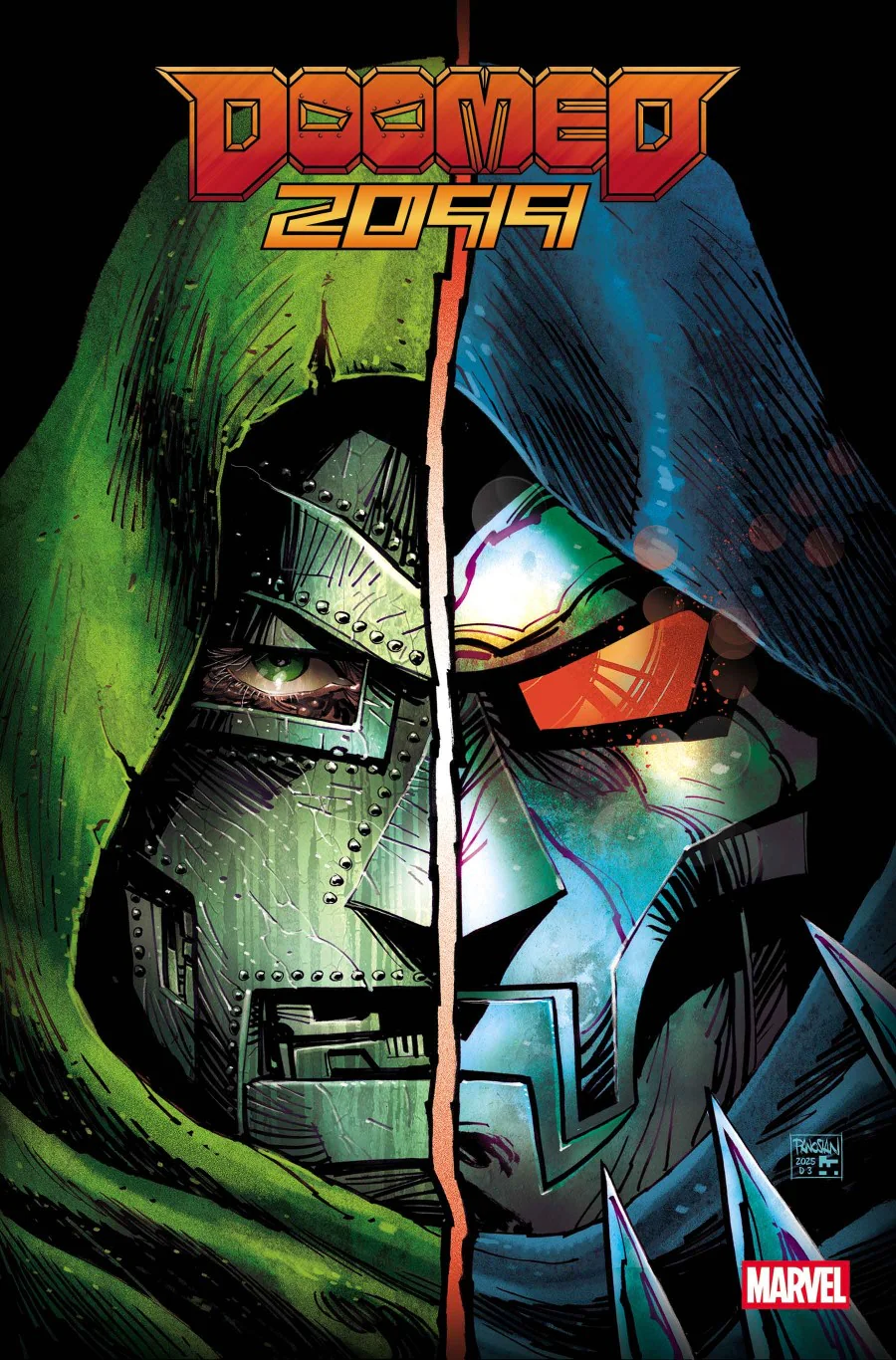 DOOMED 2099 #1 DAN PANOSIAN DOOMED MASK FOIL VARIANT
