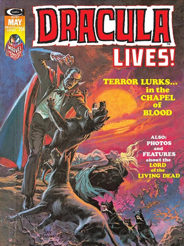 Dracula Lives #6 (1973 Curtis / Marvel Magazine Sized)