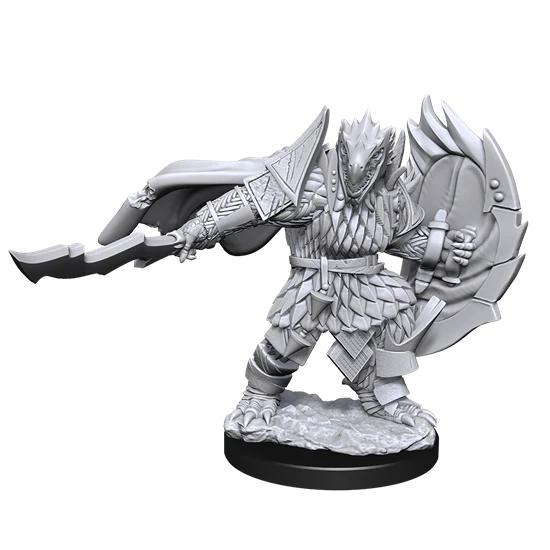 Dungeons & Dragons Nolzurās Marvelous Miniatures: W15 DRAGONBORN FIGHTER MALE