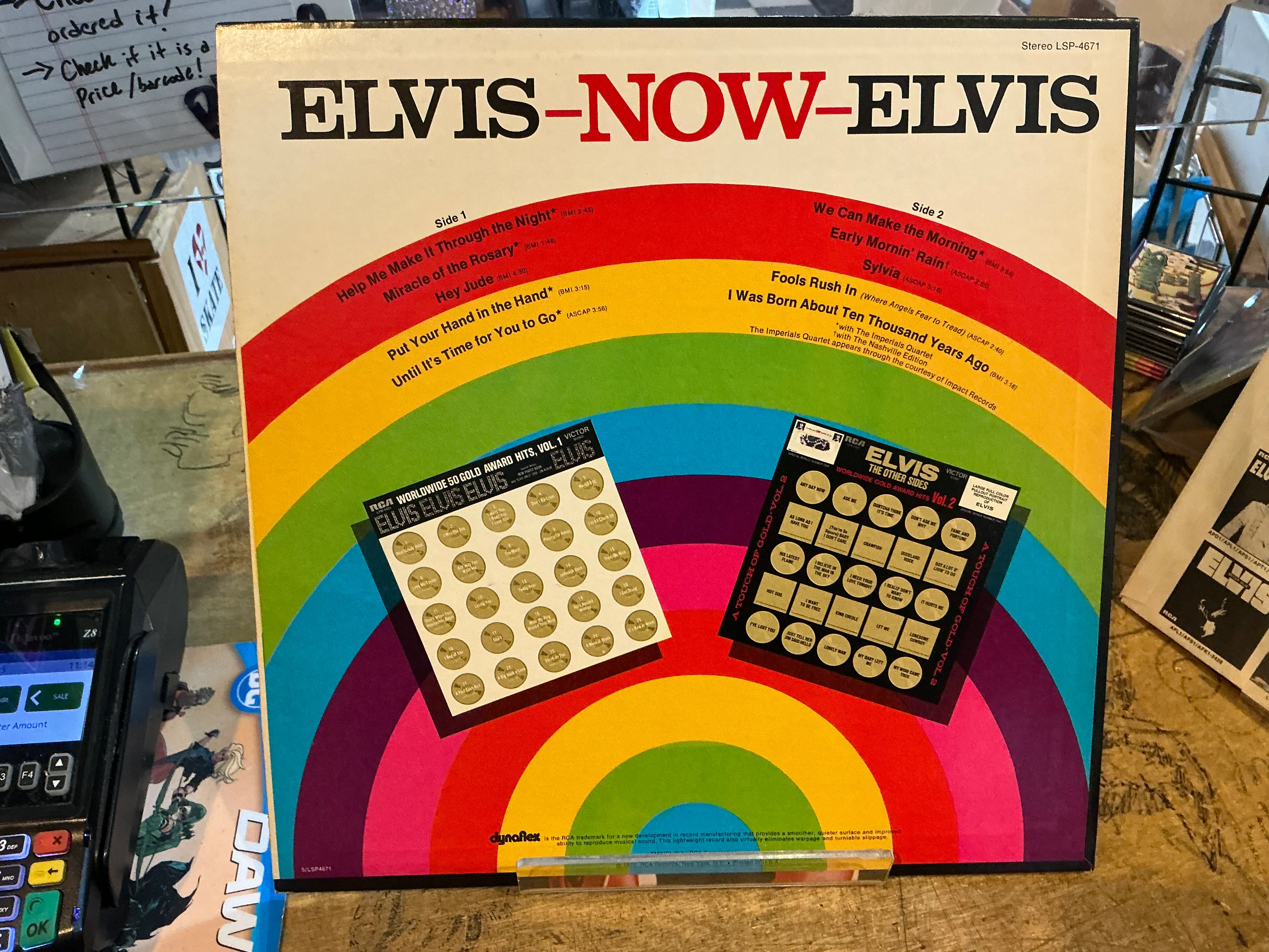 Elvis : NOW LP Victor Records LSP-4671 Record - Image 2