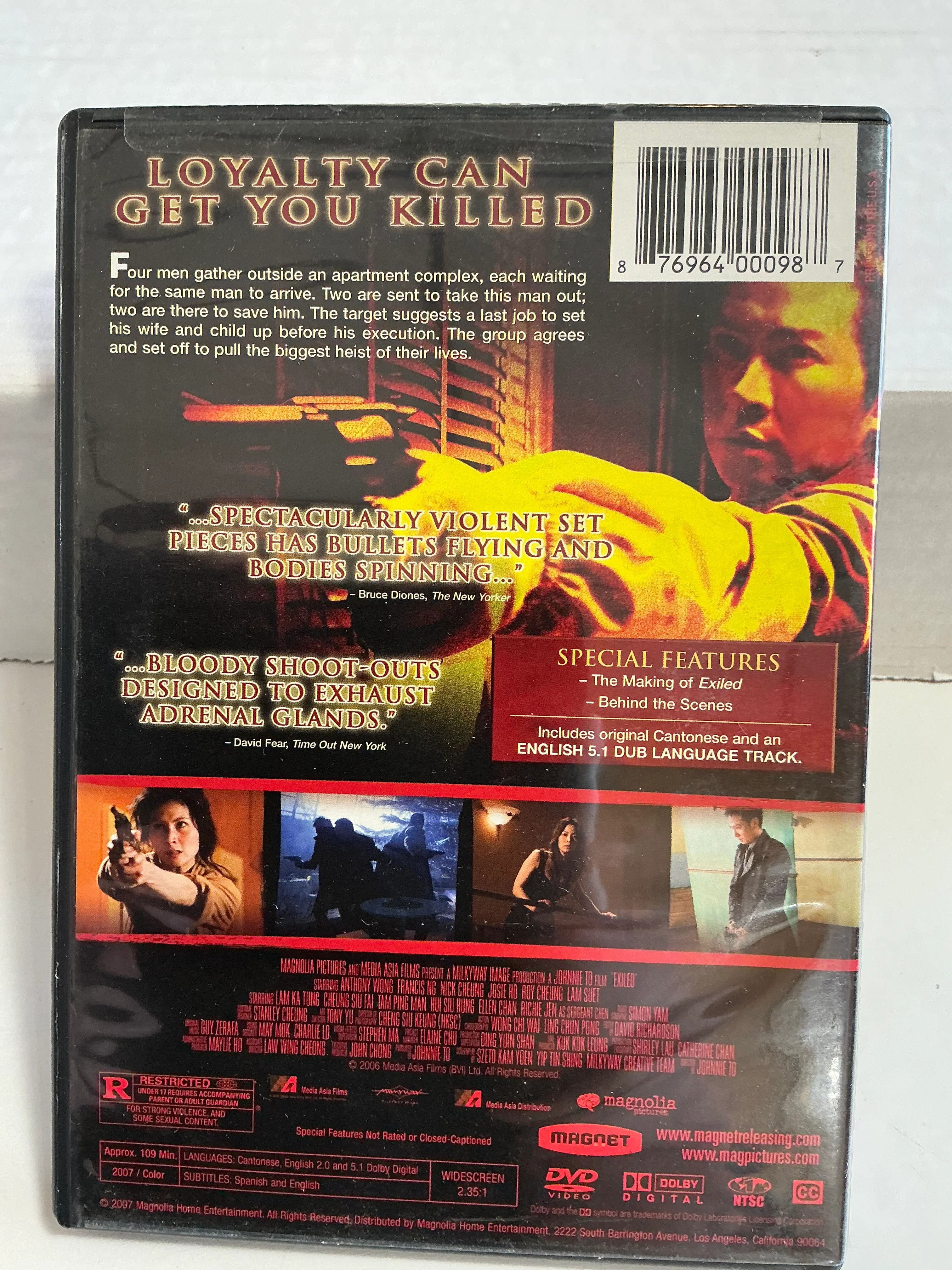 Exiled : DVD (Johnnie To) Used 2006 - Image 2