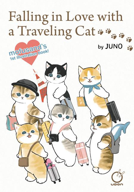 FALLING IN LOVE WITH A TRAVELING CAT - MOFUSANDS 1ST ILLUSTRATION BOOK by JUNO TP