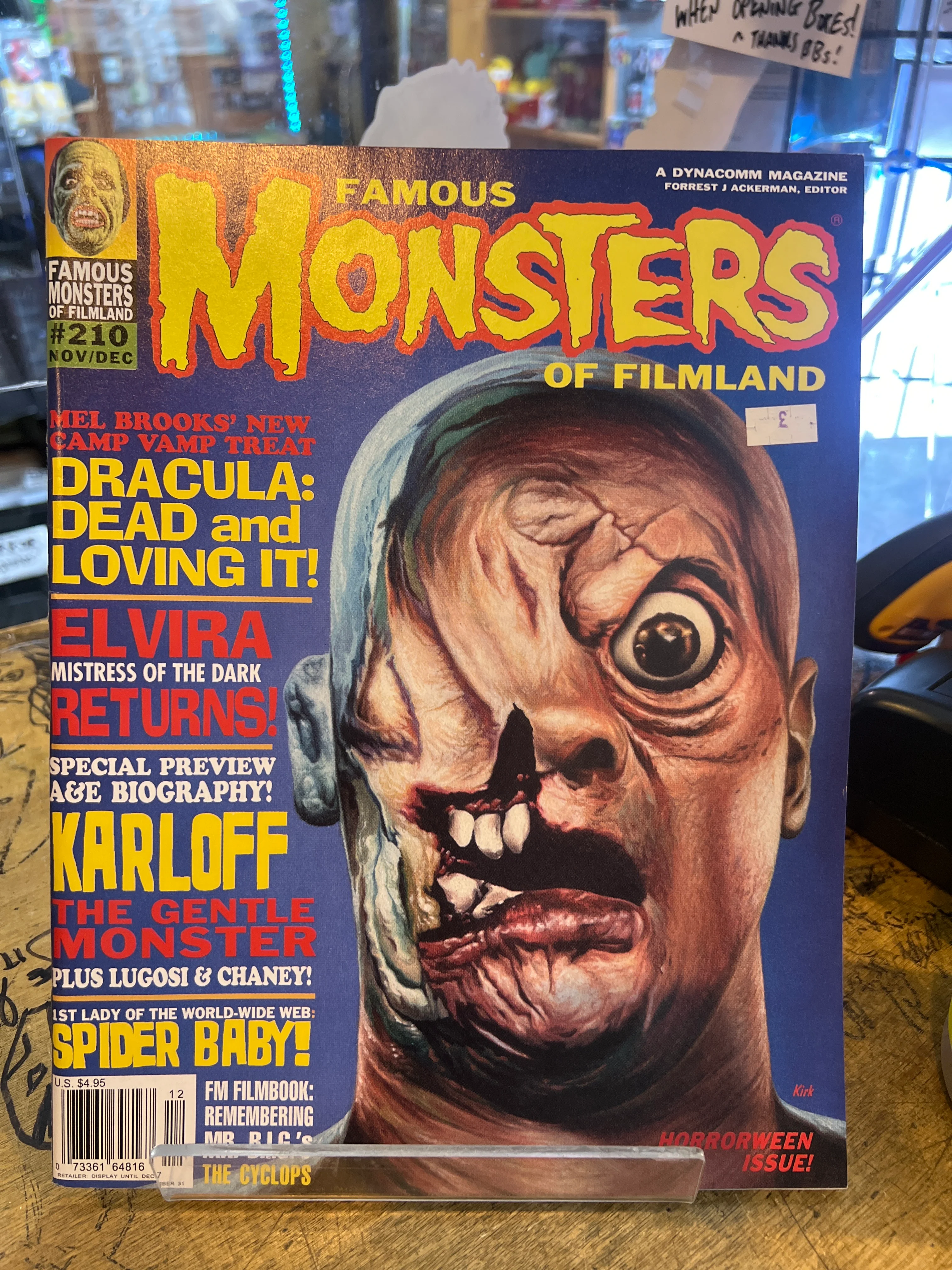 FAMOUS MONSTERS OF FILMLAND #210