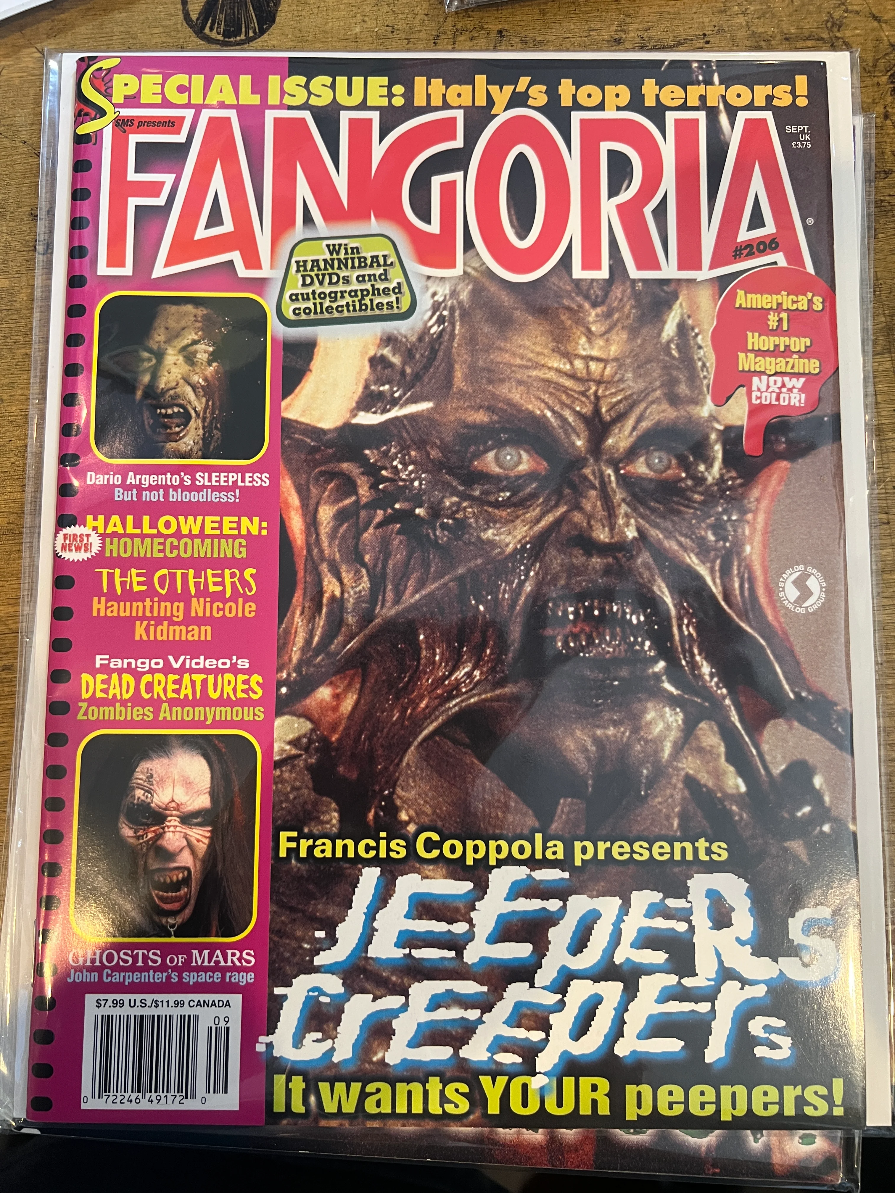 Fangoria #206 Jeepers Creepers Cover