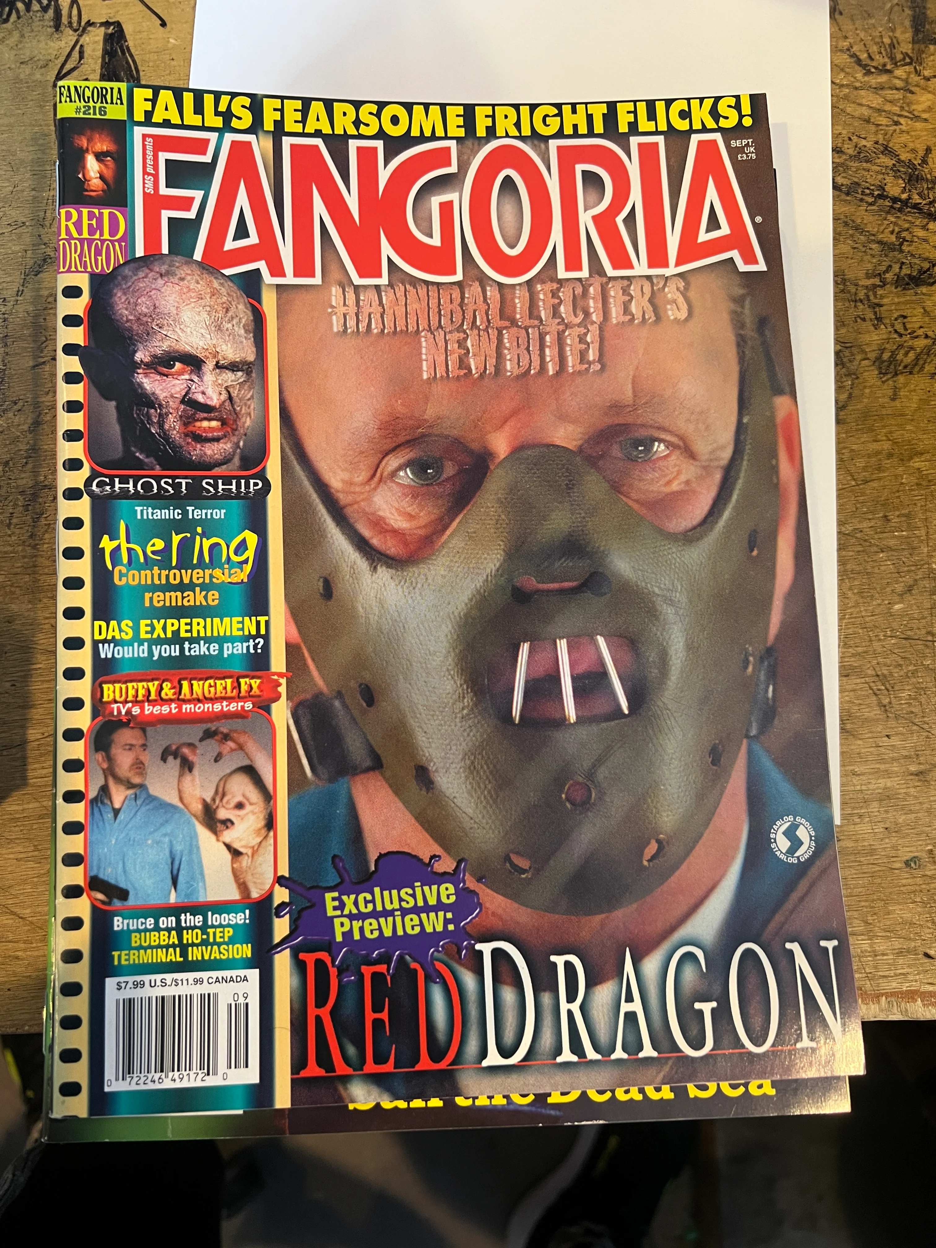 Fangoria #216 Red Dragon Cover