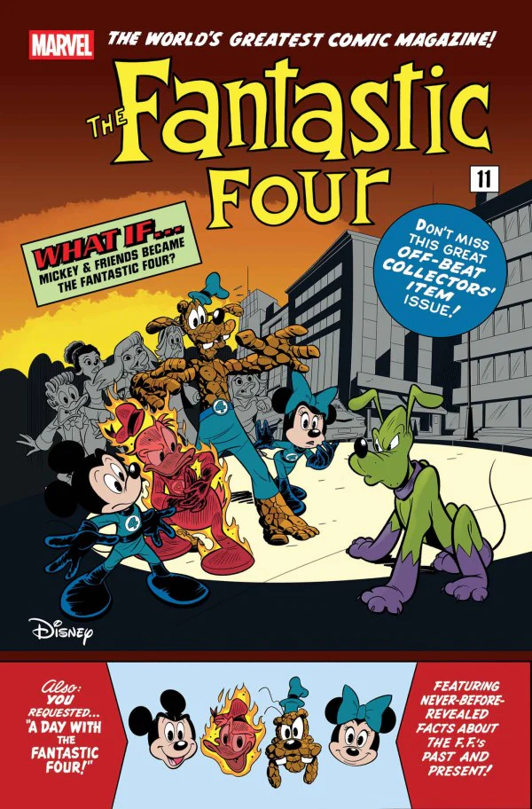 FANTASTIC FOUR #32 (2025) EMILIO URBANO DISNEY WHAT IF? FANTASTIC FOUR HOMAGE VARIANT [DOOM]