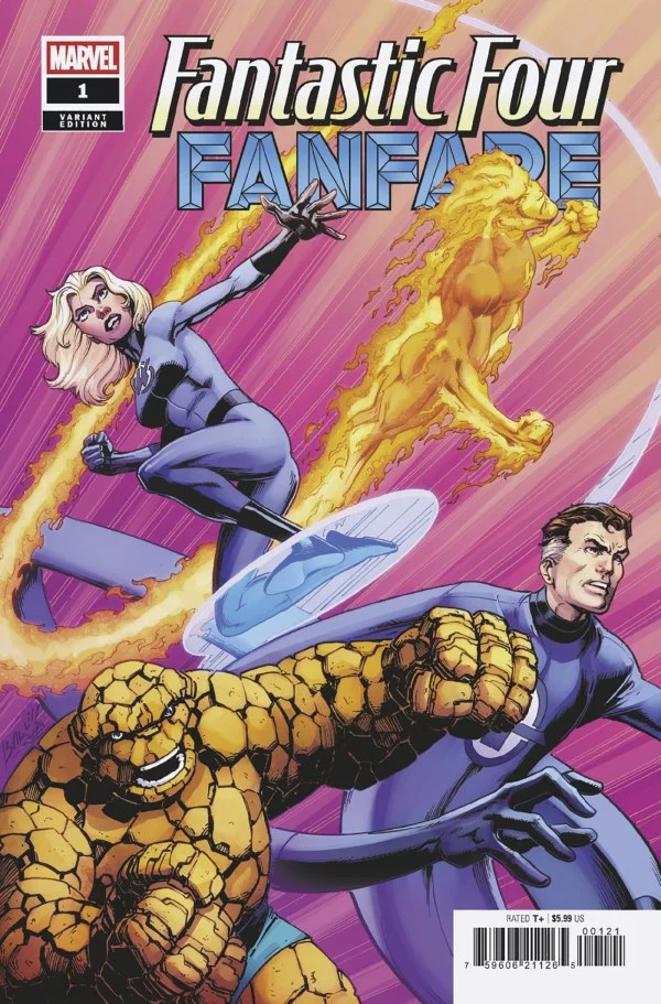 FANTASTIC FOUR FANFARE #1 MARK BAGLEY VARIANT