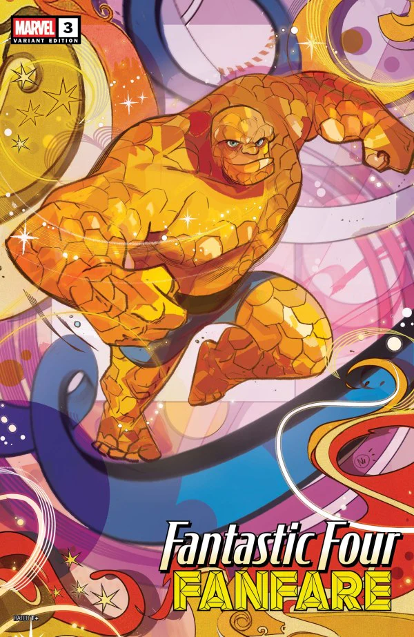 FANTASTIC FOUR: FANFARE #3 NICOLETTA BALDARI 4-PART CONNECTING VARIANT