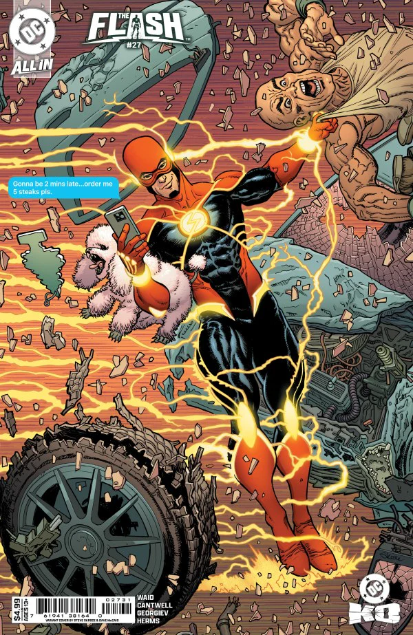 FLASH #27 (2025) CVR C STEVE SKROCE CARD STOCK VAR (DC K.O.)