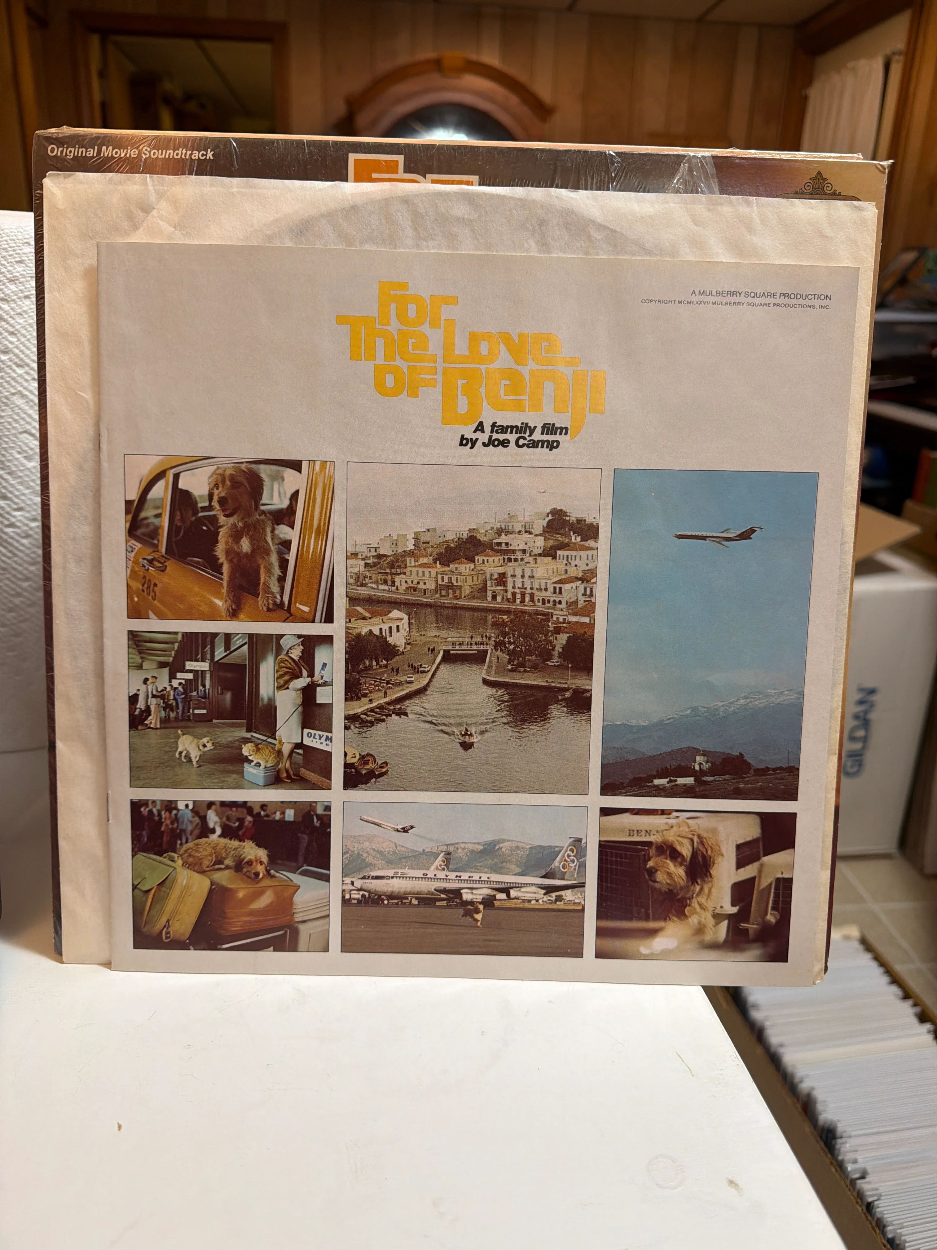 For the Love of Benji - OST Original Soundtrack Album LP Vintage 1977 - Image 2