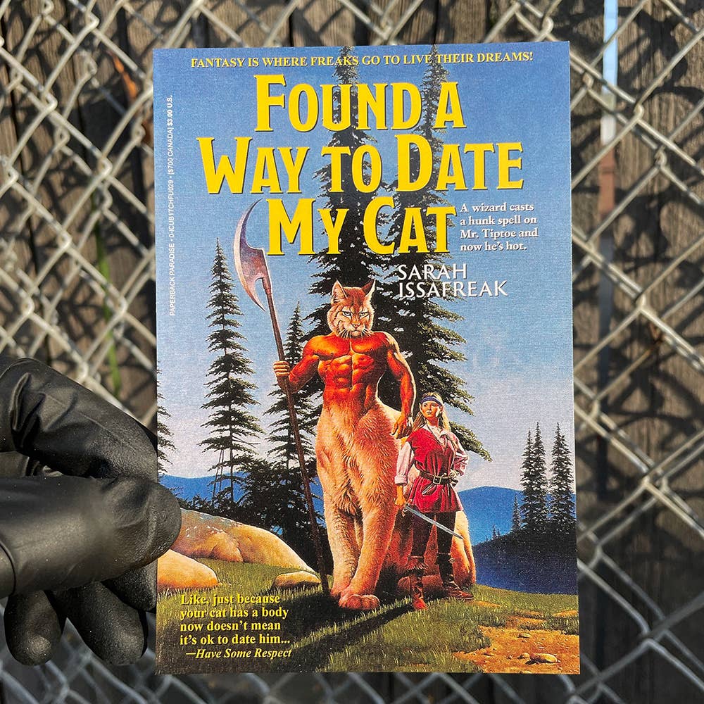 Found a Way to Date My Cat Postcard - Image 3