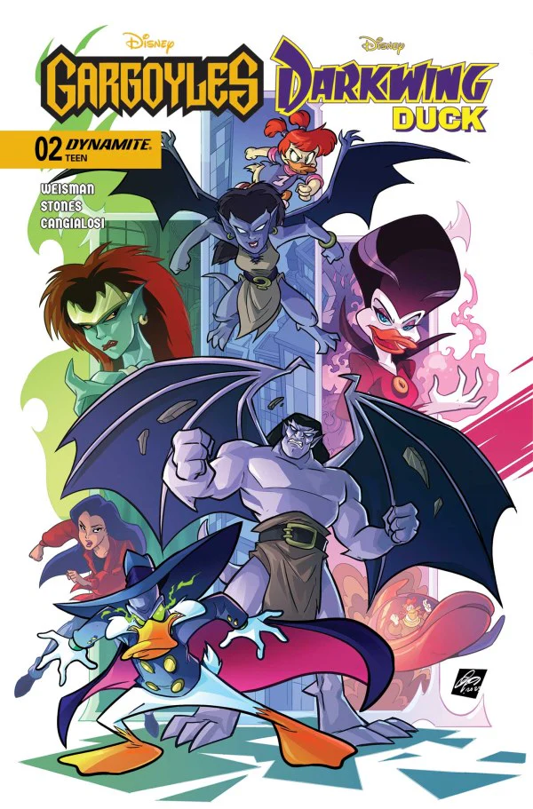 GARGOYLES / DARKWING DUCK #2 CVR D CIRO CANGIALOSI VAR
