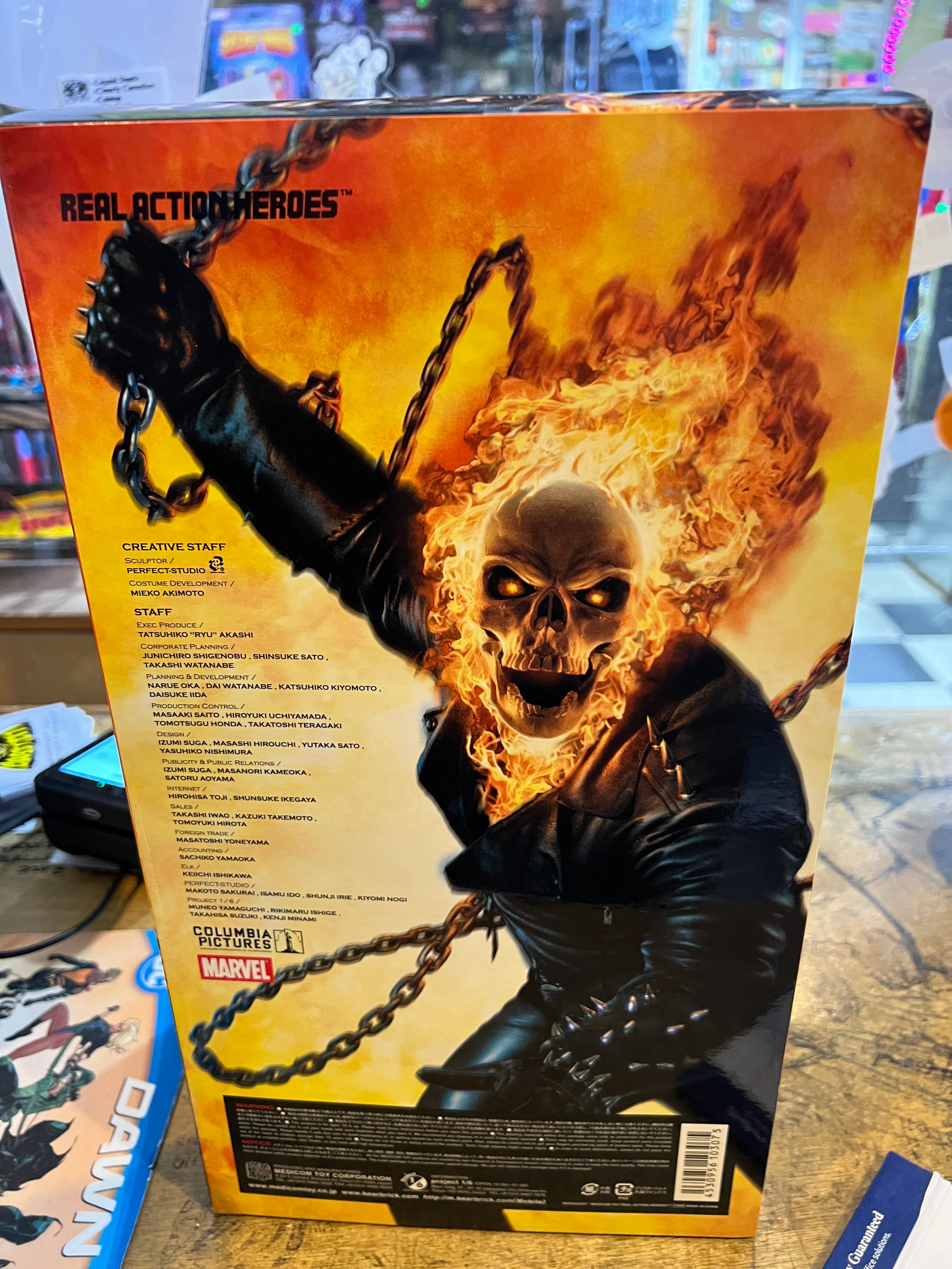 Ghost Rider (CUSTOMIZED) : Medicom RAH Real Action Heroes MIB - Image 4