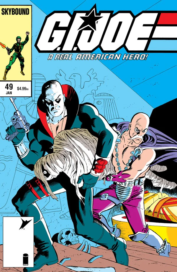 GI JOE A REAL AMERICAN HERO #49 HAMA FILES EDITION CVR C MIKE ZECK ***FOIL VAR