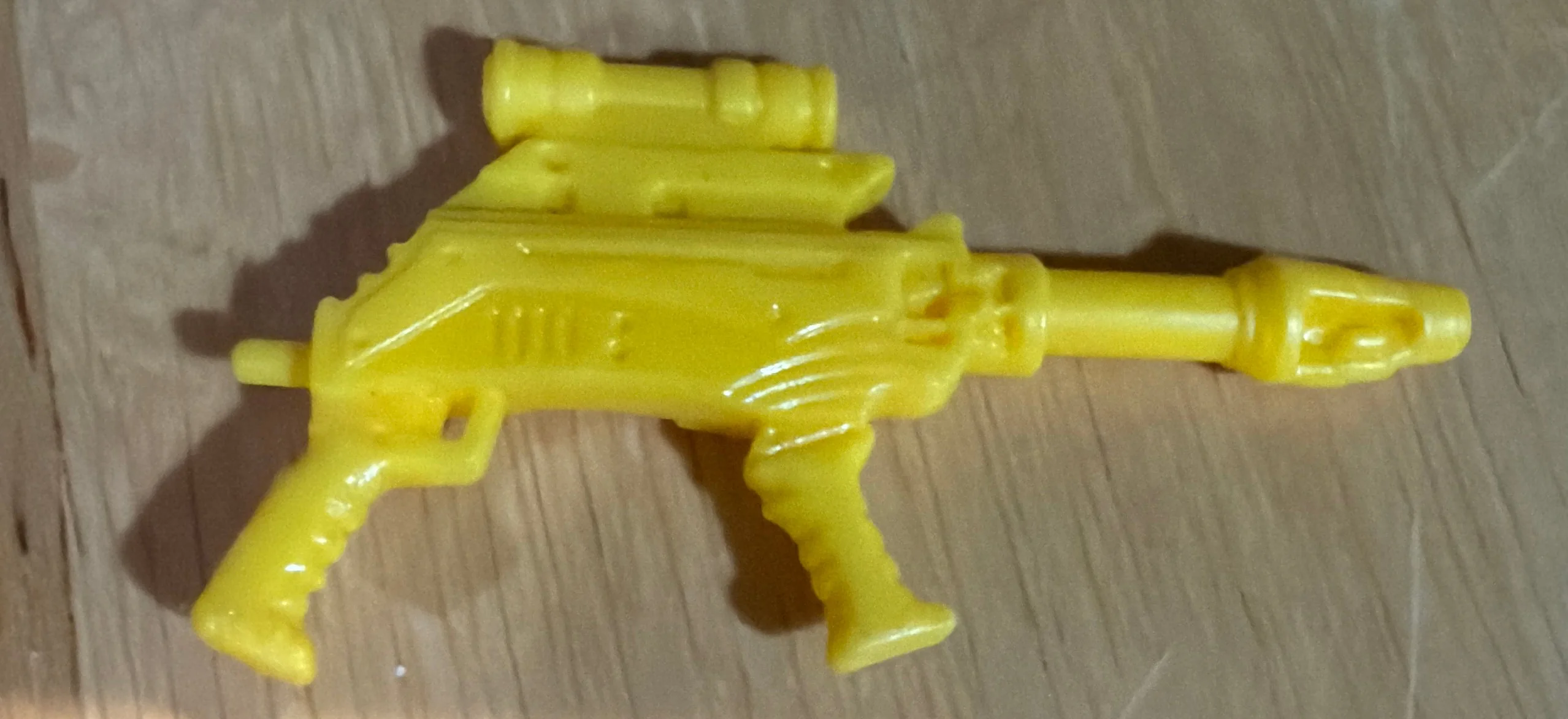 GI Joe ARAH : Cobra BAAT B.A.A.T. WEAPON Yellow Laser Rifle Gun Dr Mindbender
