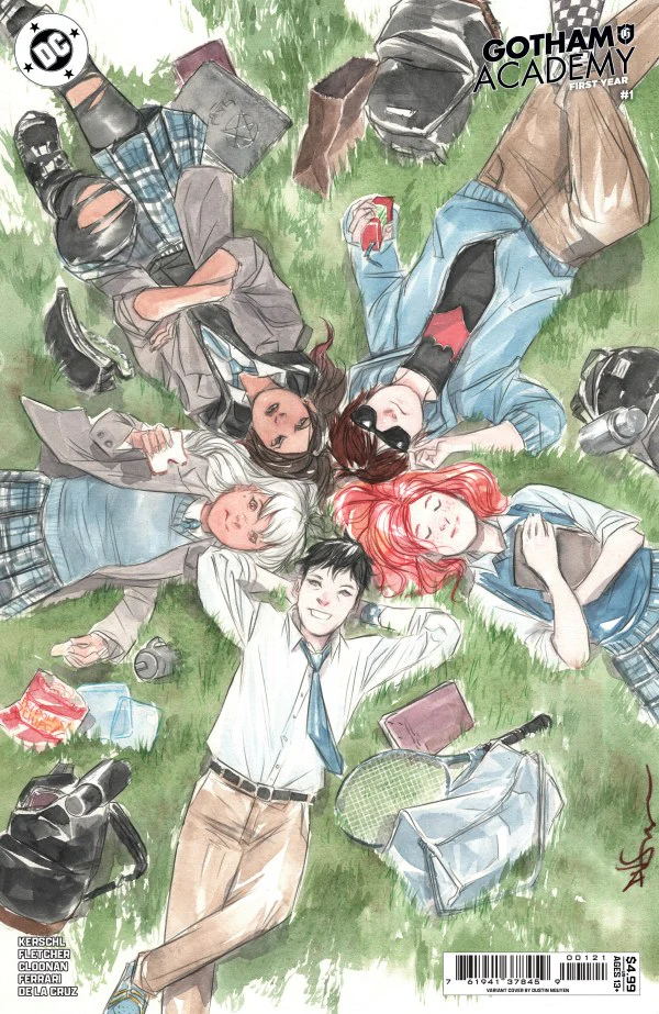GOTHAM ACADEMY: FIRST YEAR #1 (OF 6) CVR B DUSTIN NGUYEN CARD STOCK VAR