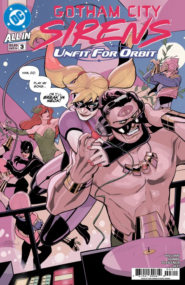GOTHAM CITY: SIRENS UNFIT FOR ORBIT #3 (OF 5) CVR A TERRY DODSON & RACHEL DODSON
