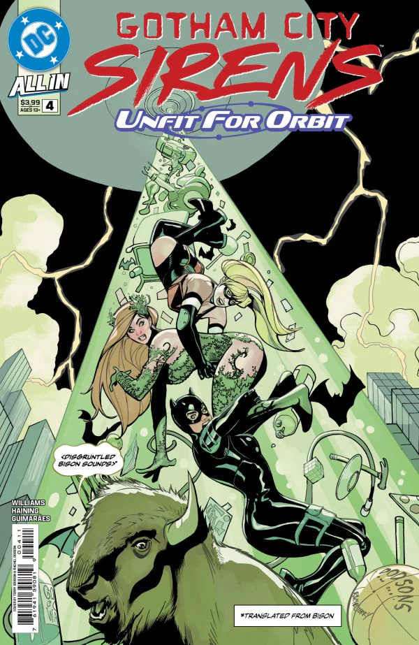 GOTHAM CITY SIRENS: UNFIT FOR ORBIT #4 (OF 5) CVR A TERRY DODSON & RACHEL DODSON