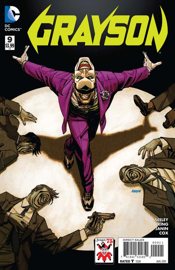 Grayson #9 Dave Johnson Joker 75th Anniversary Variant