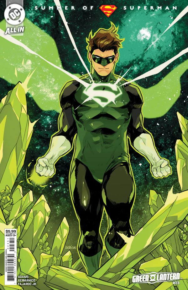 GREEN LANTERN #23 (2025) CVR D KARL KERSCHL SUPERSMASH-UP CARD STOCK VAR