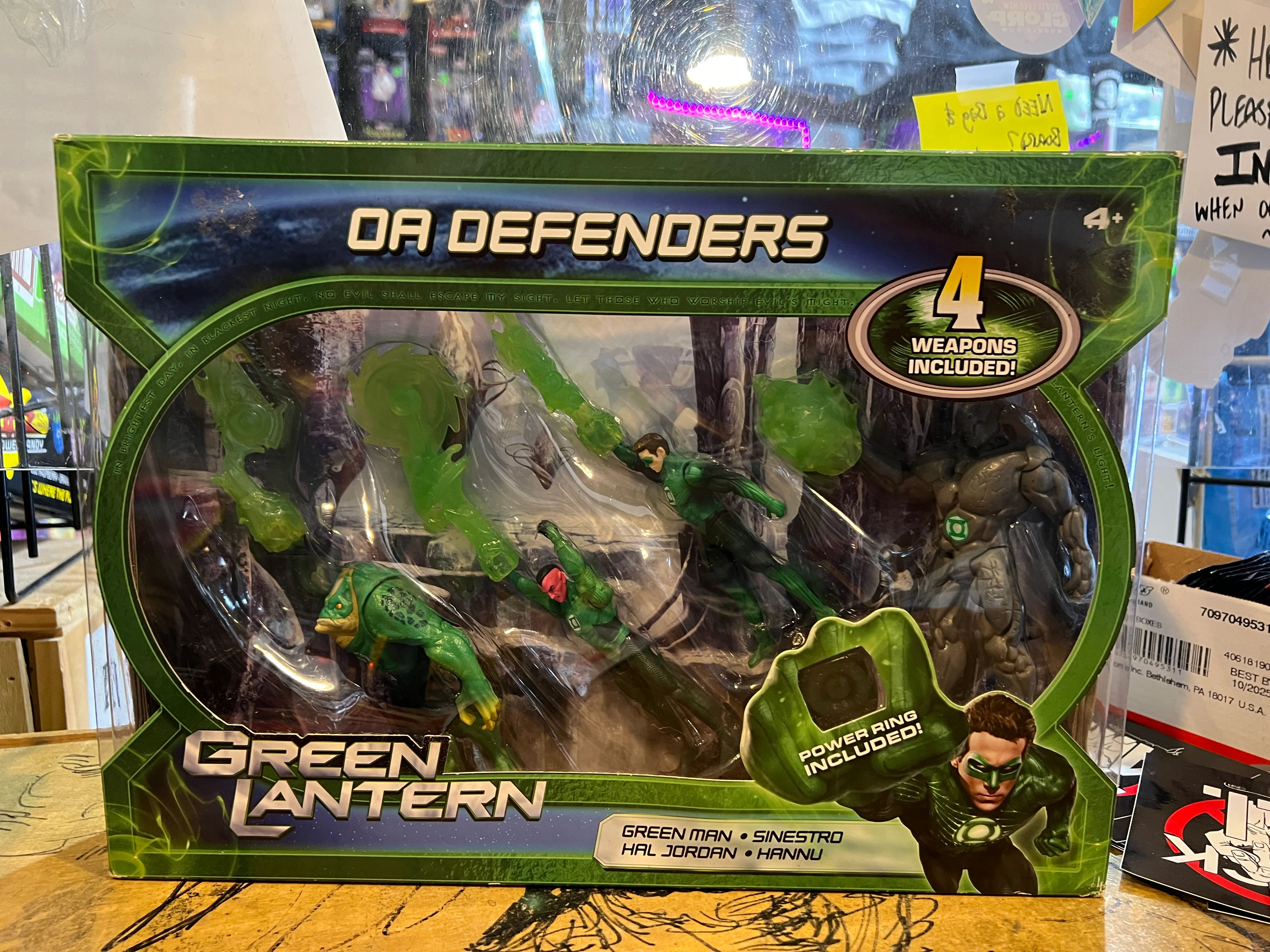 Green Lantern 4- Action Figure Set : OA Defenders MISB