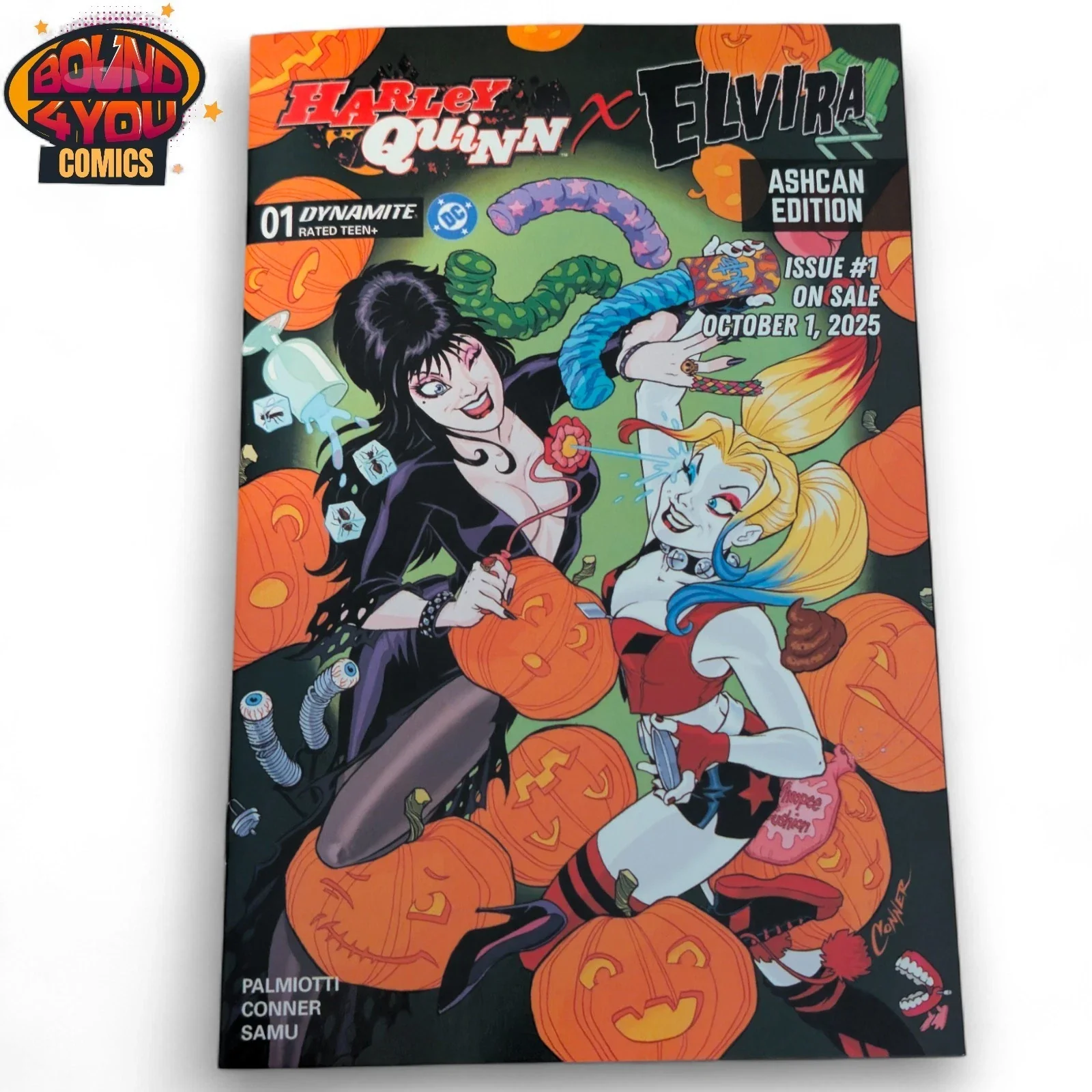 HARLEY QUINN X ELVIRA #1 ASHCAN PROMO