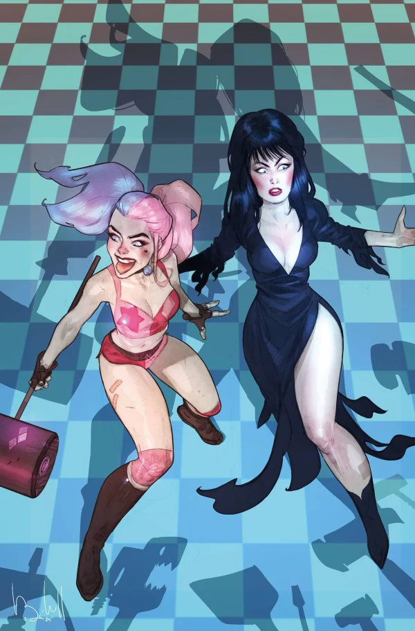 HARLEY QUINN X ELVIRA #2 CVR L INC 1:10 BEN CALDWELL VIRGIN VAR