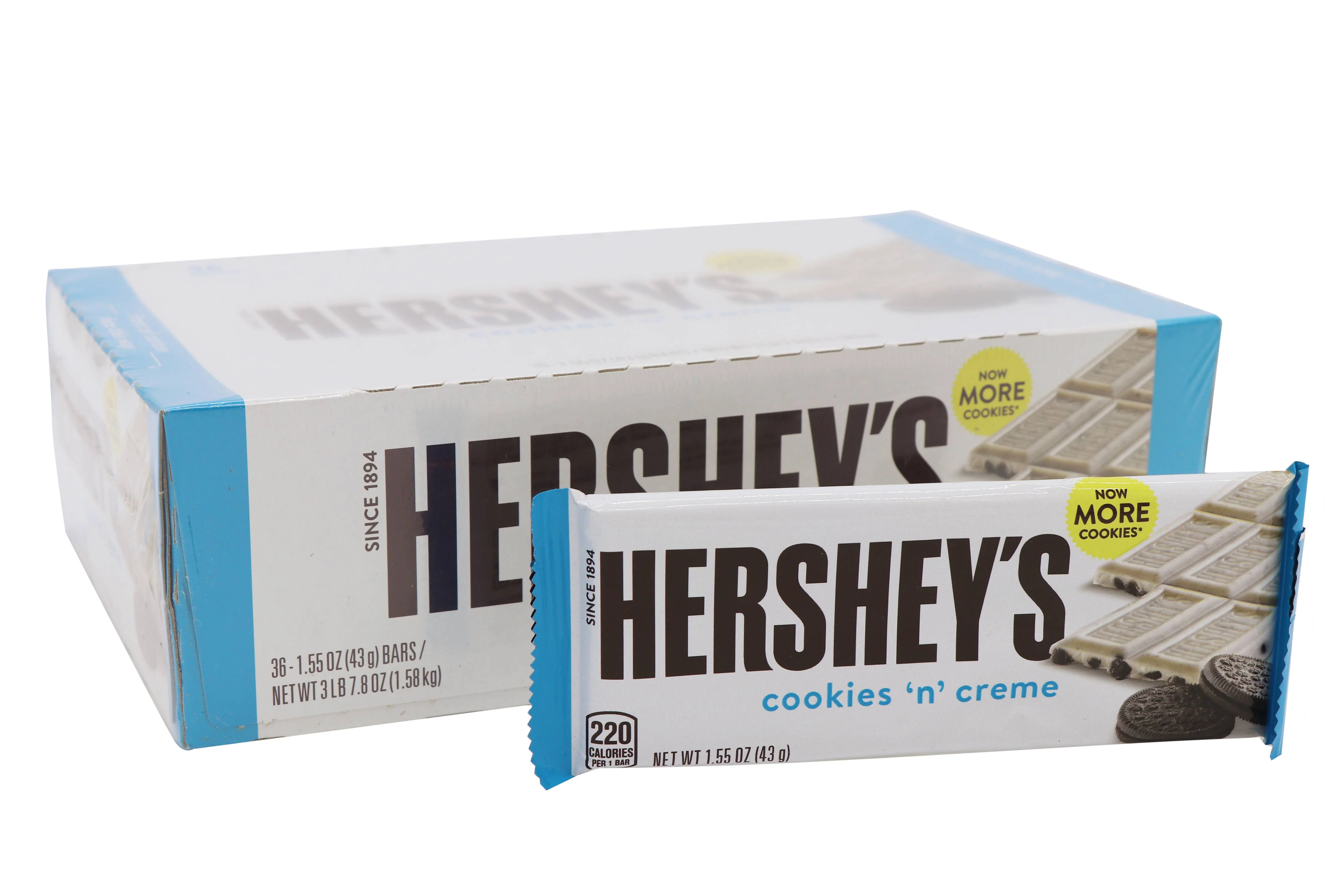 Hershey's Cookies & Creme Bar, 1.55oz
