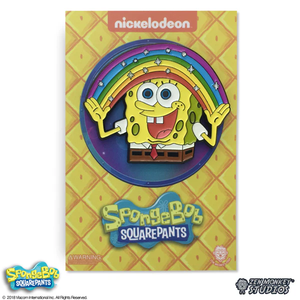 Enamel PIn: Imagination! (Pin Ver.) - SpongeBob Squarepants Enamel Pin - Image 2