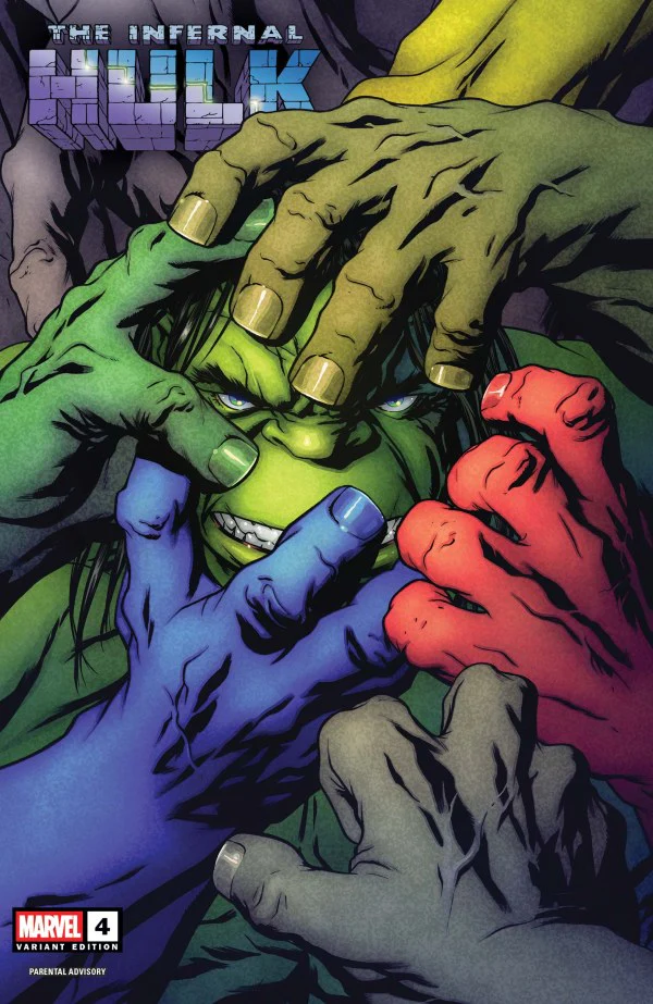 INFERNAL HULK #4 MIKE MCKONE INC 1:25 VARIANT