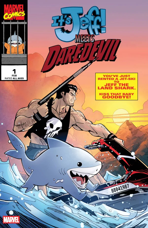 IT'S JEFF MEETS DAREDEVIL #1 DANIELE DI NICUOLO VARIANT