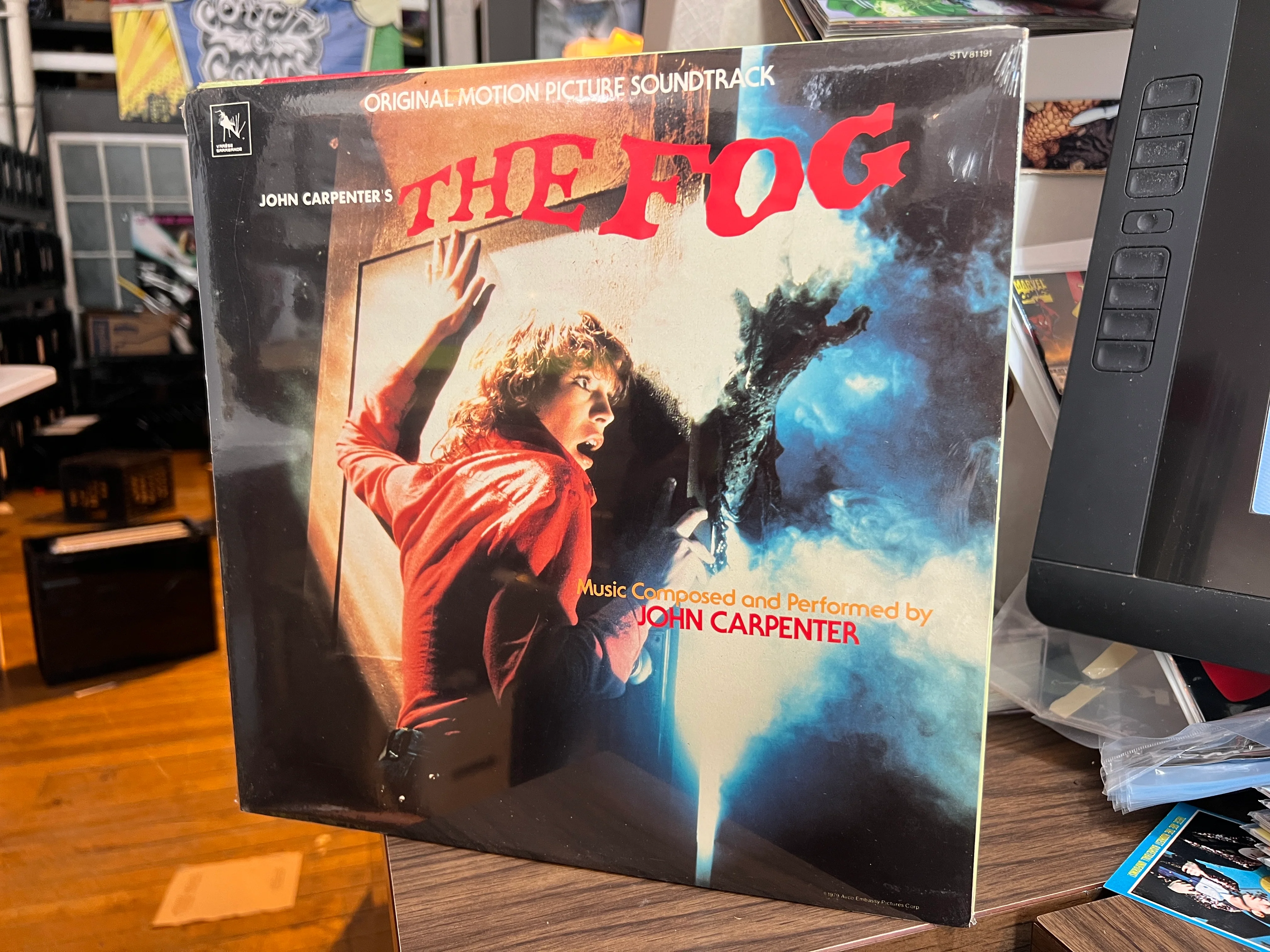 John Carpenter's The Fog : LP Soundtrack SEALED!!!! Original Pressing 1984
