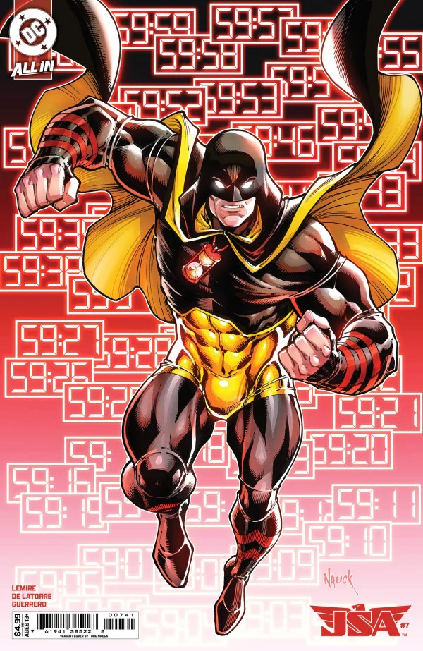 JSA #7 CVR D TODD NAUCK INC 1:25 CARD STOCK VAR