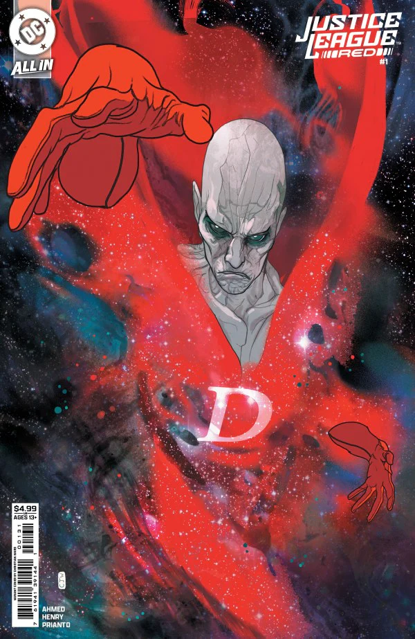 JUSTICE LEAGUE RED #1 (OF 6) CVR C CHRISTIAN WARD CARD STOCK VAR
