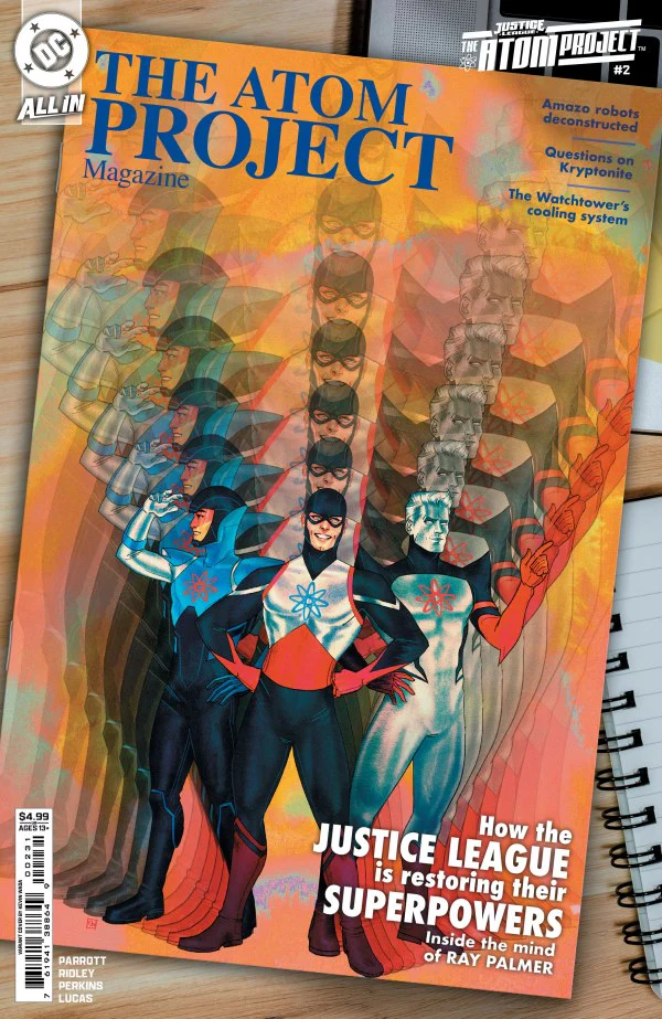 JUSTICE LEAGUE: THE ATOM PROJECT #2 (OF 6) CVR C KEVIN WADA CARD STOCK VAR