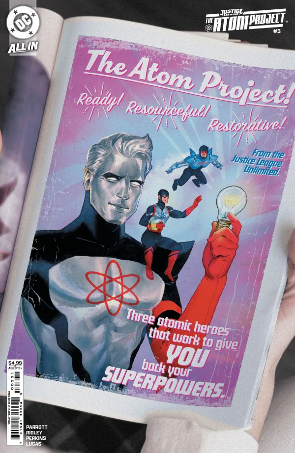 JUSTICE LEAGUE: THE ATOM PROJECT #3 (OF 6) CVR C KEVIN WADA CARD STOCK VAR