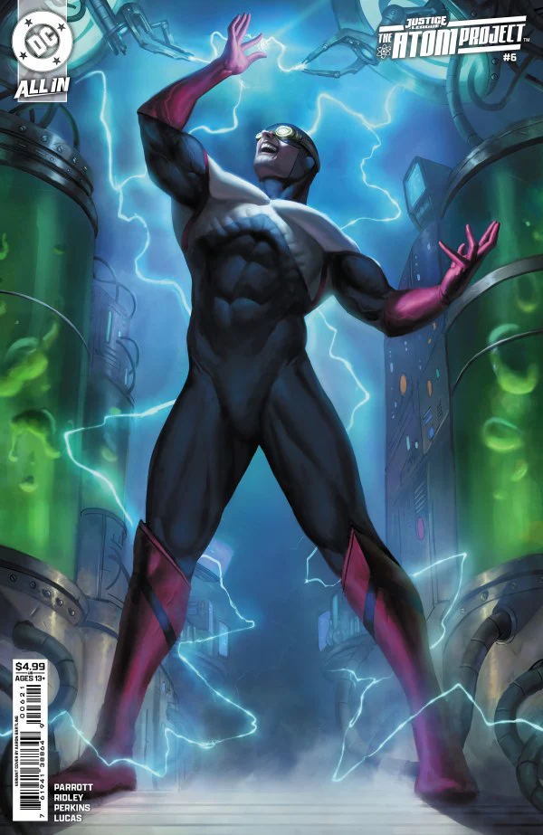 JUSTICE LEAGUE THE ATOM PROJECT #6 (OF 6) CVR B AARON BARTLING CARD STOCK VAR