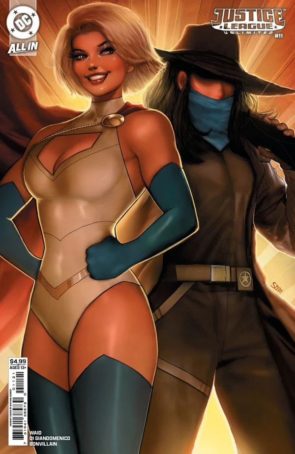 JUSTICE LEAGUE UNLIMITED #11 CVR B NATHAN SZERDY CARD STOCK VAR