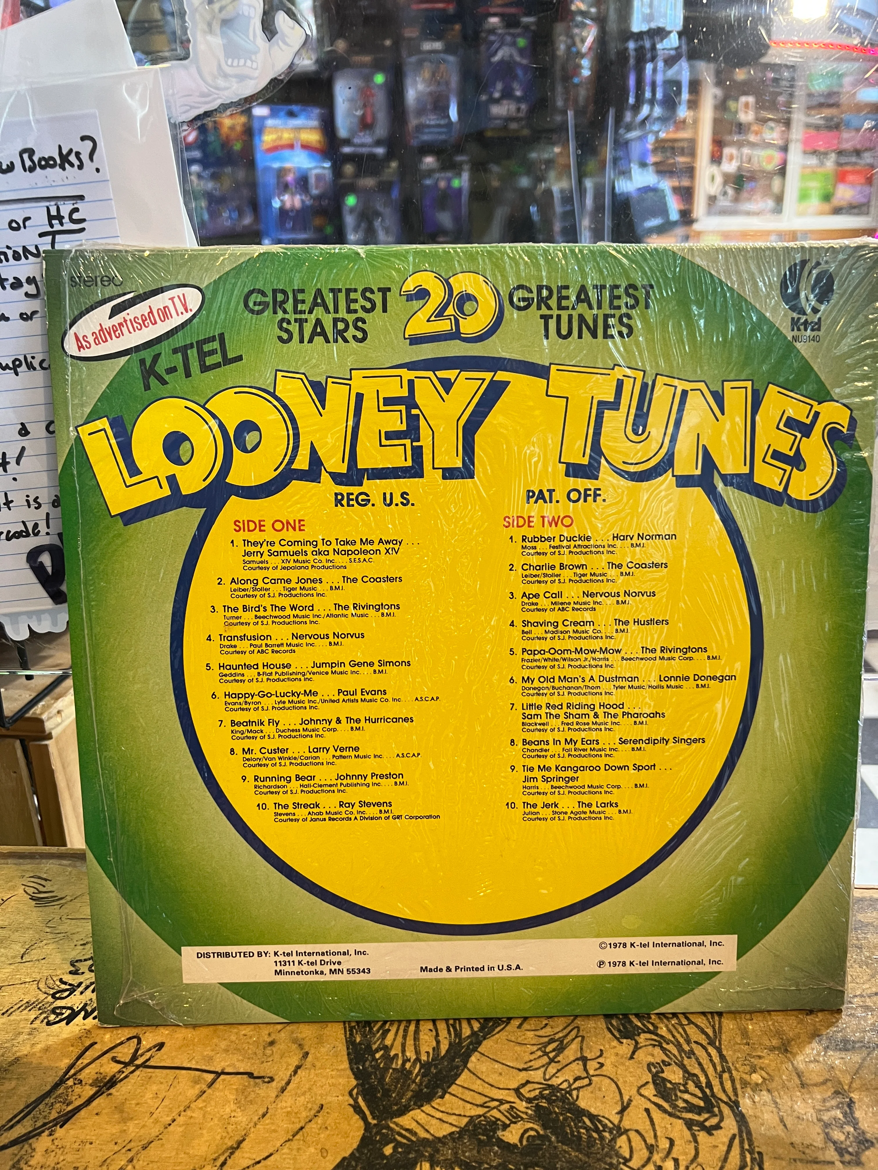 K-Tel's Looney Tunes LP - Image 2