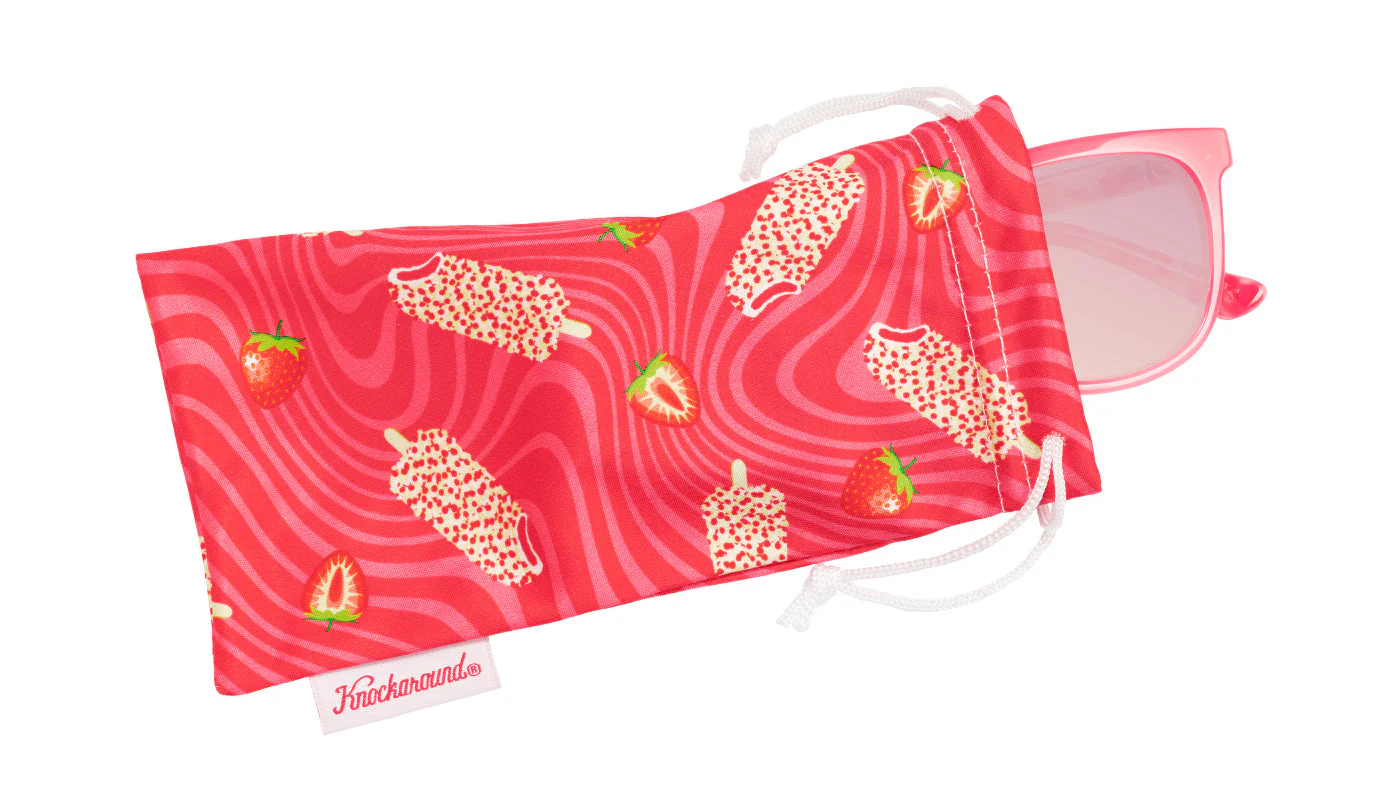 Knockaround Sunglasses: STRAWBERRY CAKE POP PASO ROBLES - Image 2