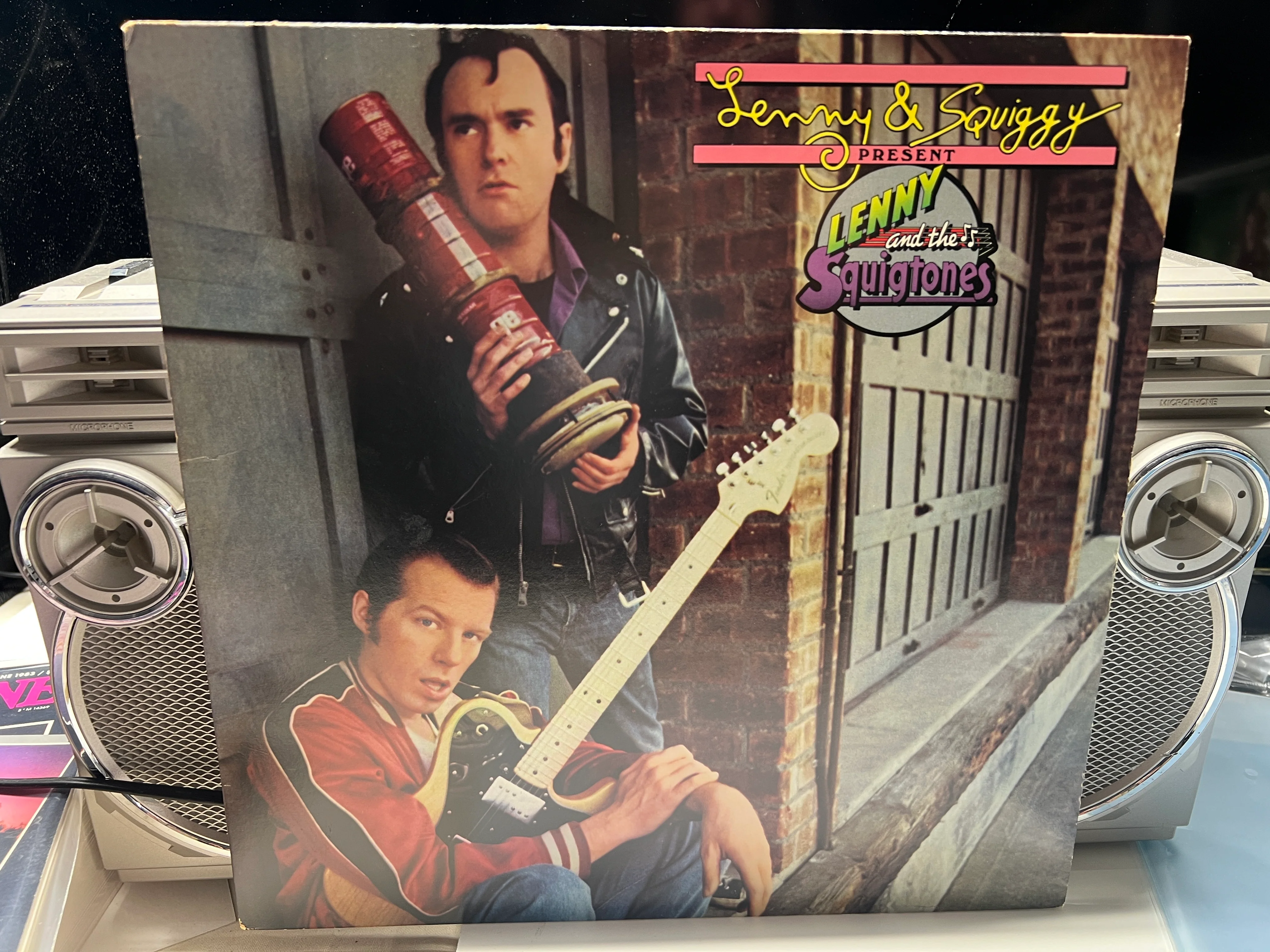 Lenny & Squiggy Present : Lenny and The Squigtones   LP EX/EX Complete with sleeve & Poster