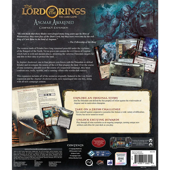 Lord of the Rings : LCG Card Game Angmar Awakened Campaign Expansion - Image 2
