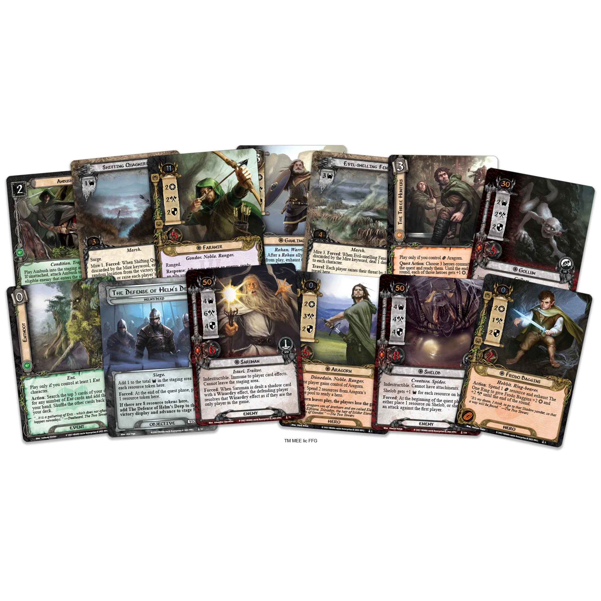 Lord of the Rings : LCG Card Game The Two Towers Saga Expansion - Image 2