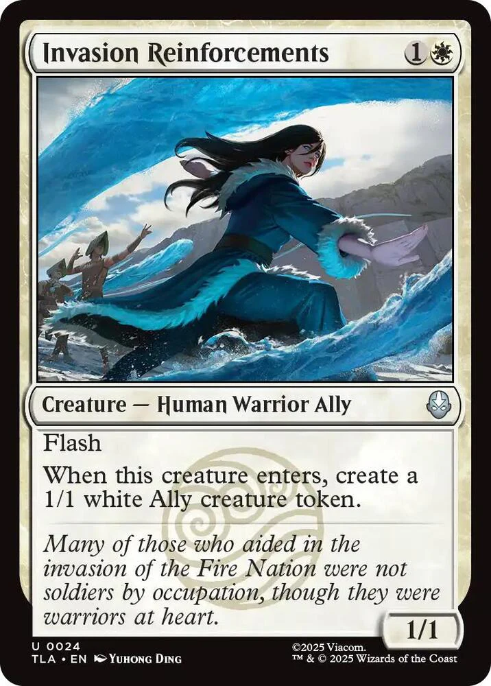 Magic The Gathering : Avatar The Last Airbender - Invasion Reinforcements (Foil)