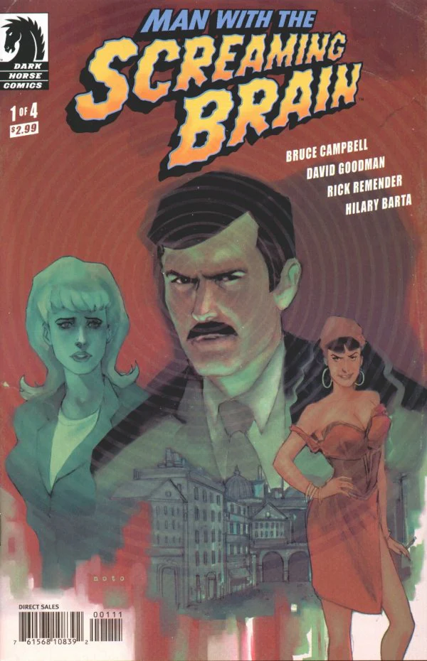 Man with the Screaming Brain #1 Pencilled By Rick Remender